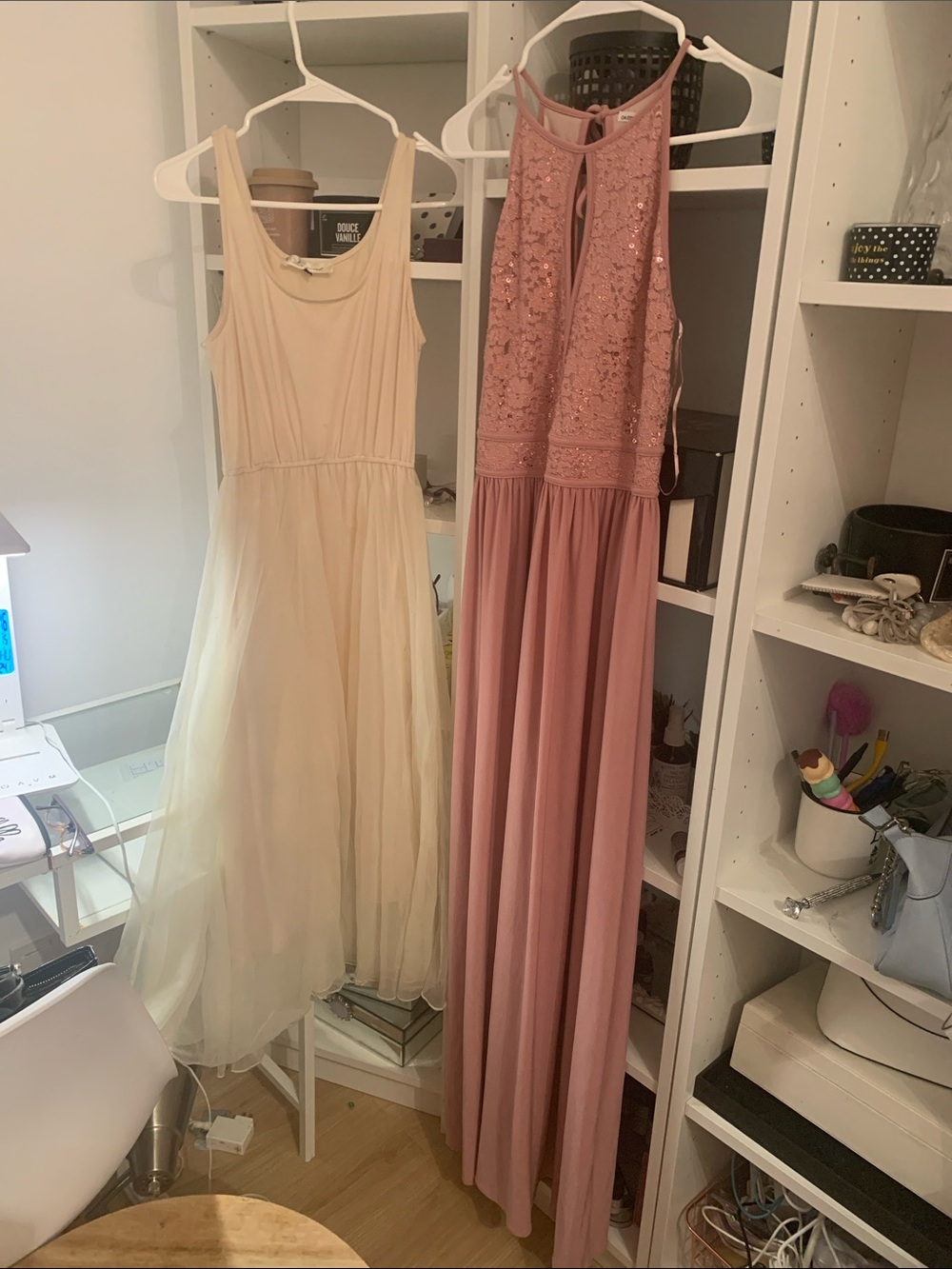 Night Way Collections Rose Pink Sequin Lace Top